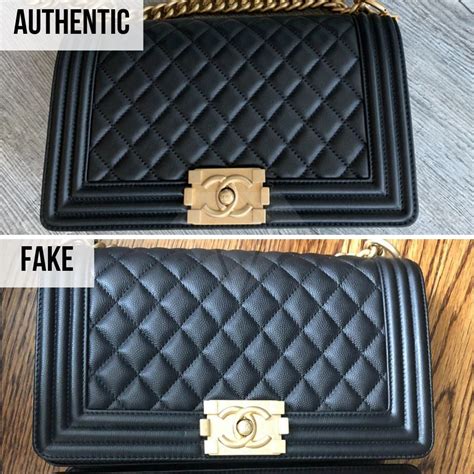 chanel le boy caviar fake|CHANEL BOY BAG: SUPER FAKE VS REAL **please watch.